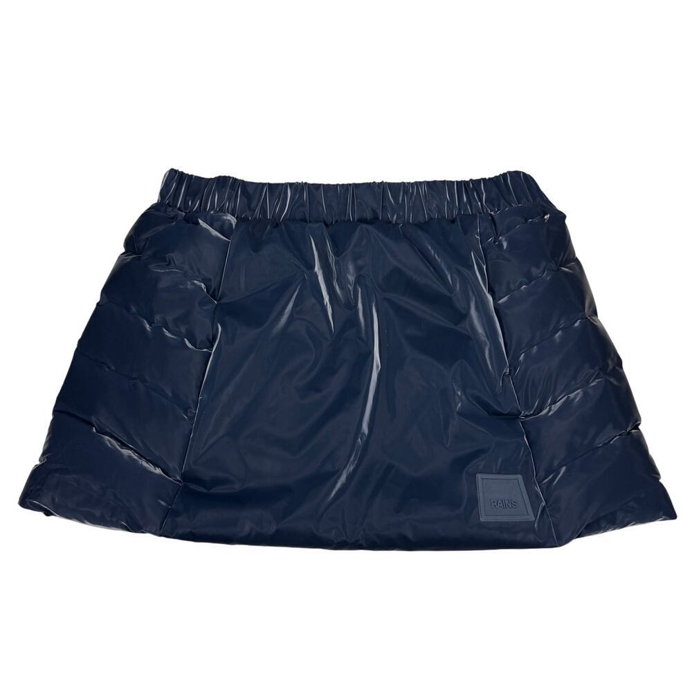 NWT RAINS Loop Women's Mini Skirt Size Large In Ink - Picture 2 of 5